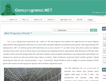 Tablet Screenshot of gencprogramci.net